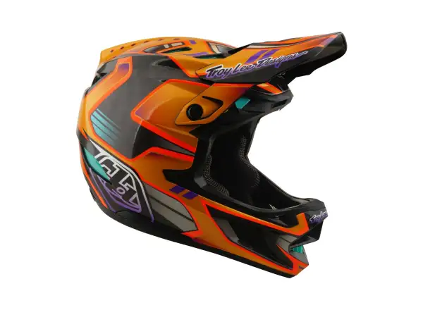 Troy Lee Designs D4 Carbon MIPS prilba Crest Gold