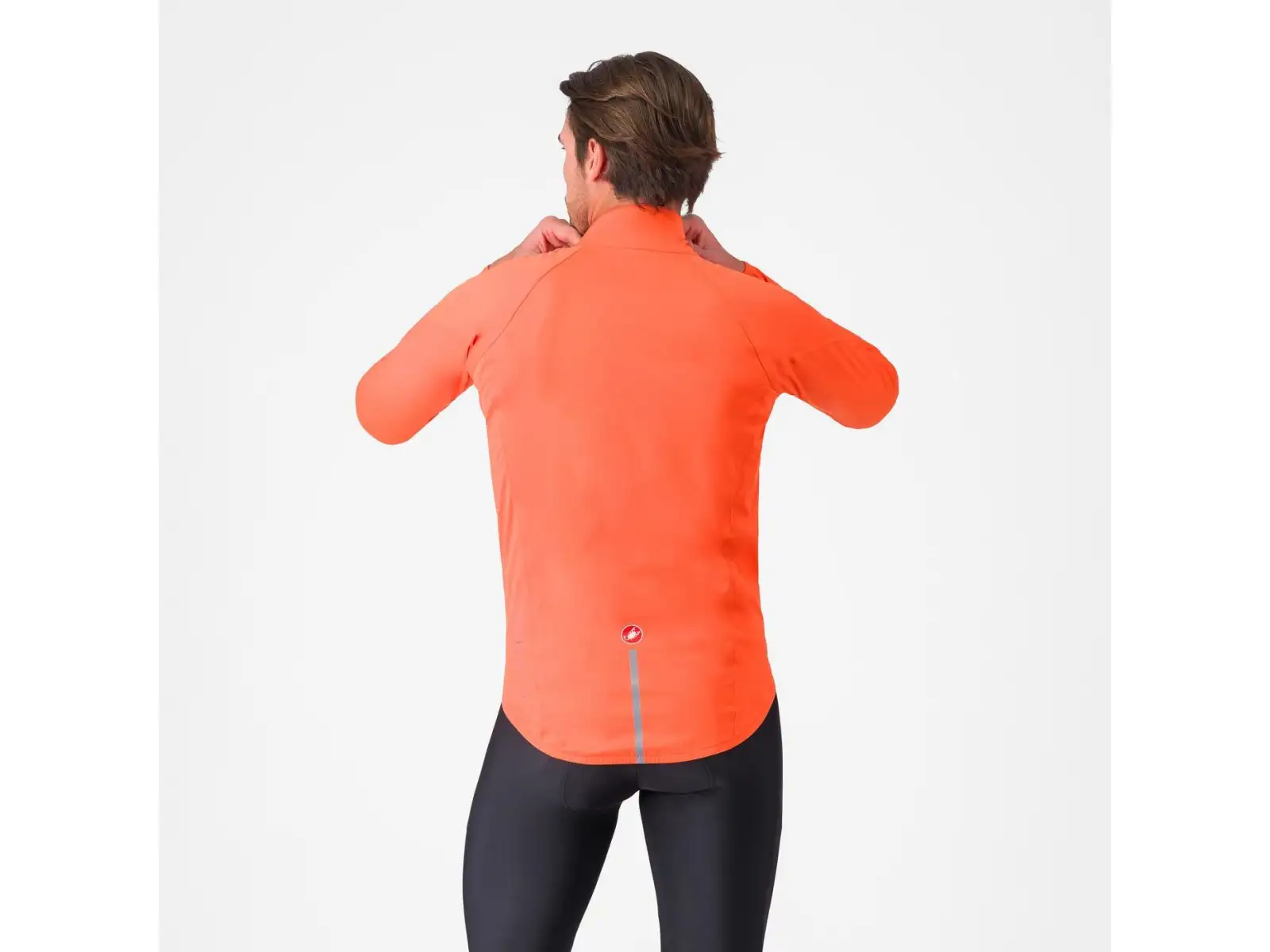 Castelli Emergency 3 Rain Jacket pánska bunda Brilliant Orange