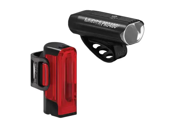 Lezyne Hecto Pro StVZO 400+ Strip+ predné a zadné svetlo