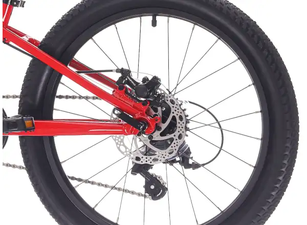 Rock Machine RIFF Jr 20 detský bicykel Gloss Fire Red