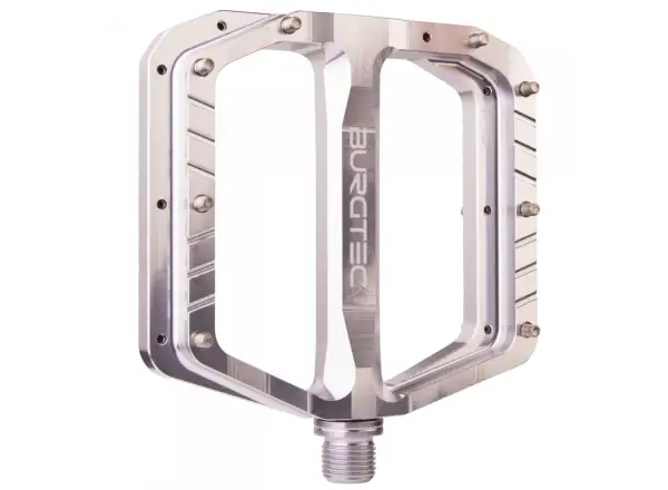 Burgtec Penthouse MK5 platformové pedále Rhodium Silver