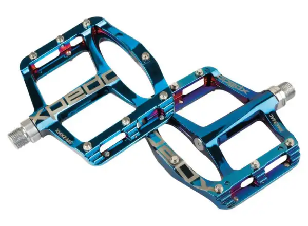 X-pedo Spry+ platformové pedále Blue Ray