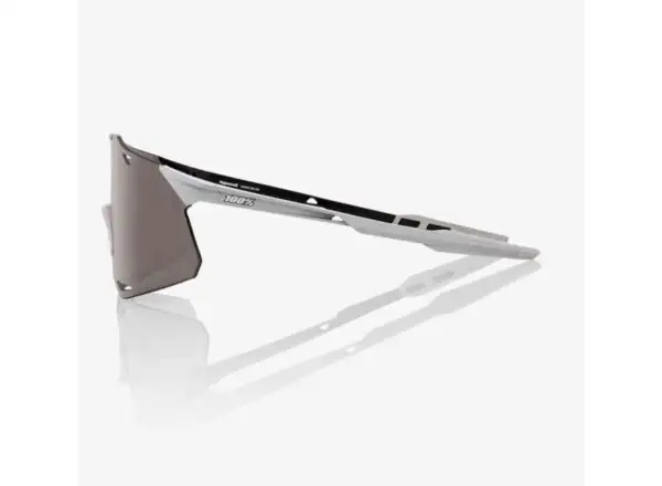 100% Hypercraft okuliare Matte Stone Grey/HiPER Crimson Silver Mirror Lens