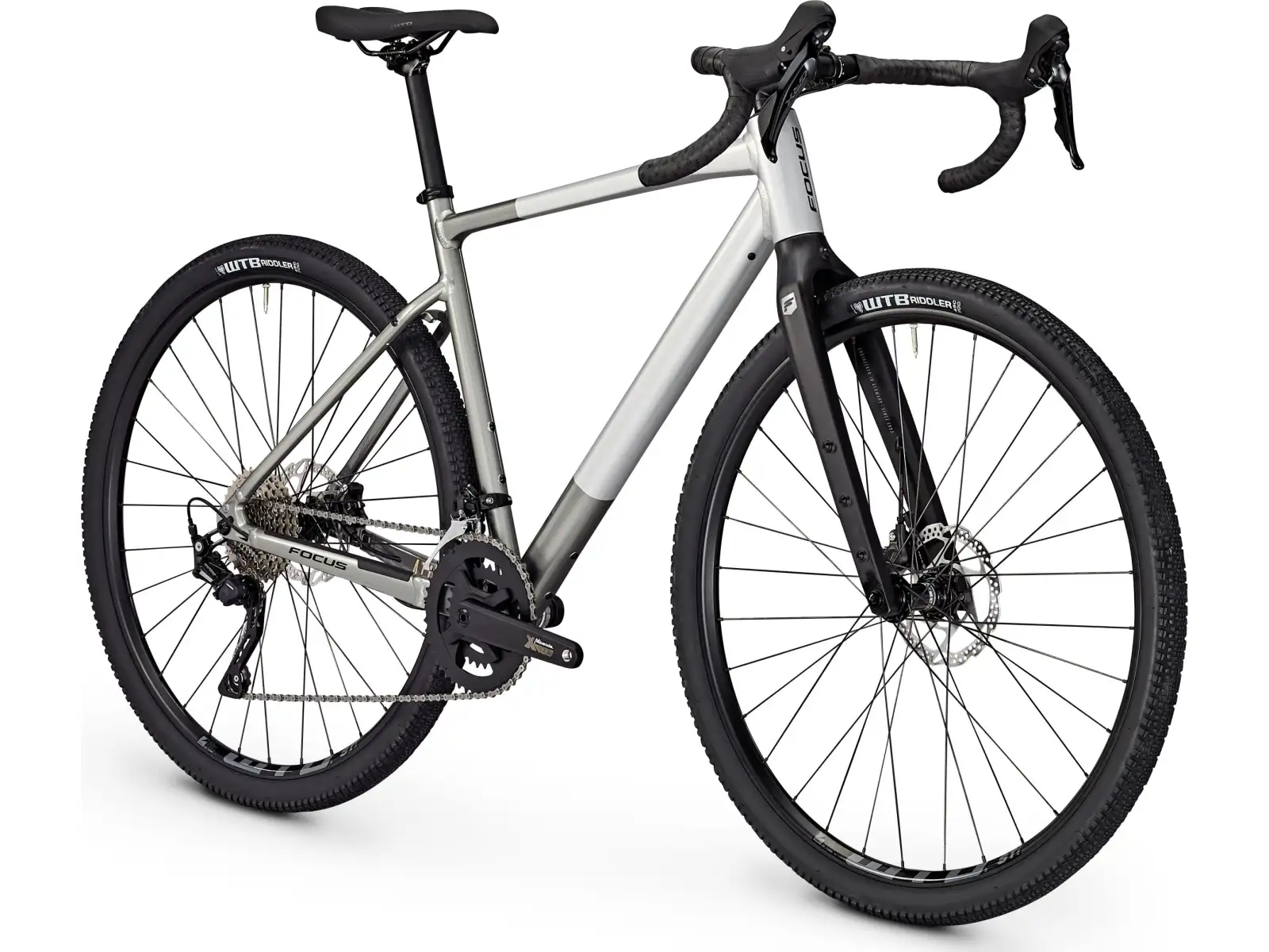 Focus Atlas 6.7 DI gravel bike Nepalsilver Glossy/Steelgrey Glossy