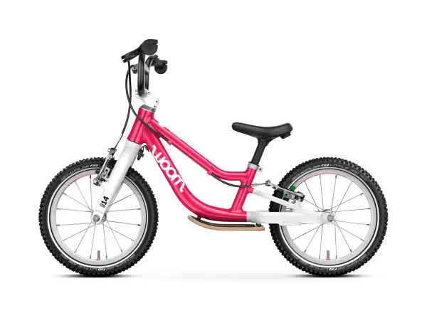 Woom GO 1 Plus detské odrážadlo 14" Hot Pink