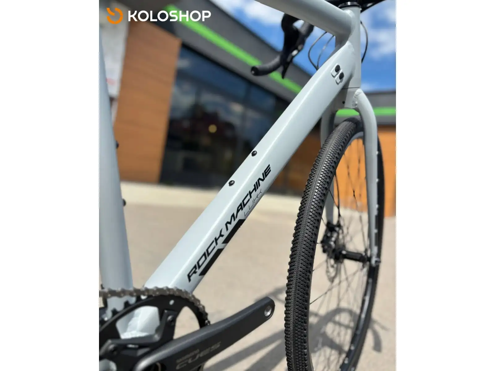 Rock Machine Lukk 50 gravel bicykel Matte Limerock Grey