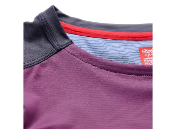 Troy Lee Designs Skyline Pro pánsky dres krátky rukáv Fangs Sangria