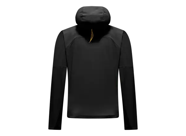 Salewa Ortles Fleece Pro Hooded pánska fleecová mikina s kapucňou Black Out