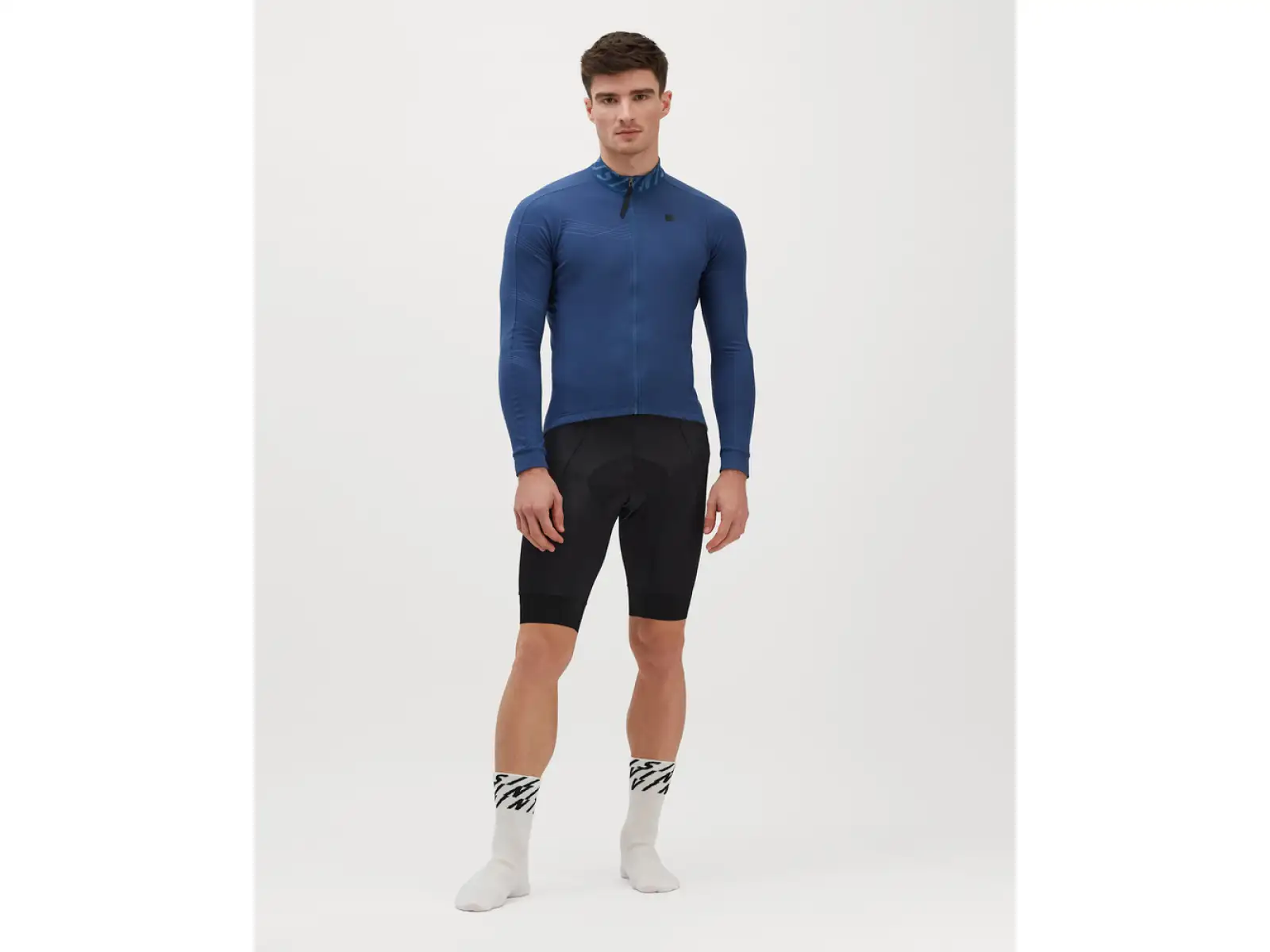 Silvini Varano Pánske tričko s dlhým rukávom Navy/Blue