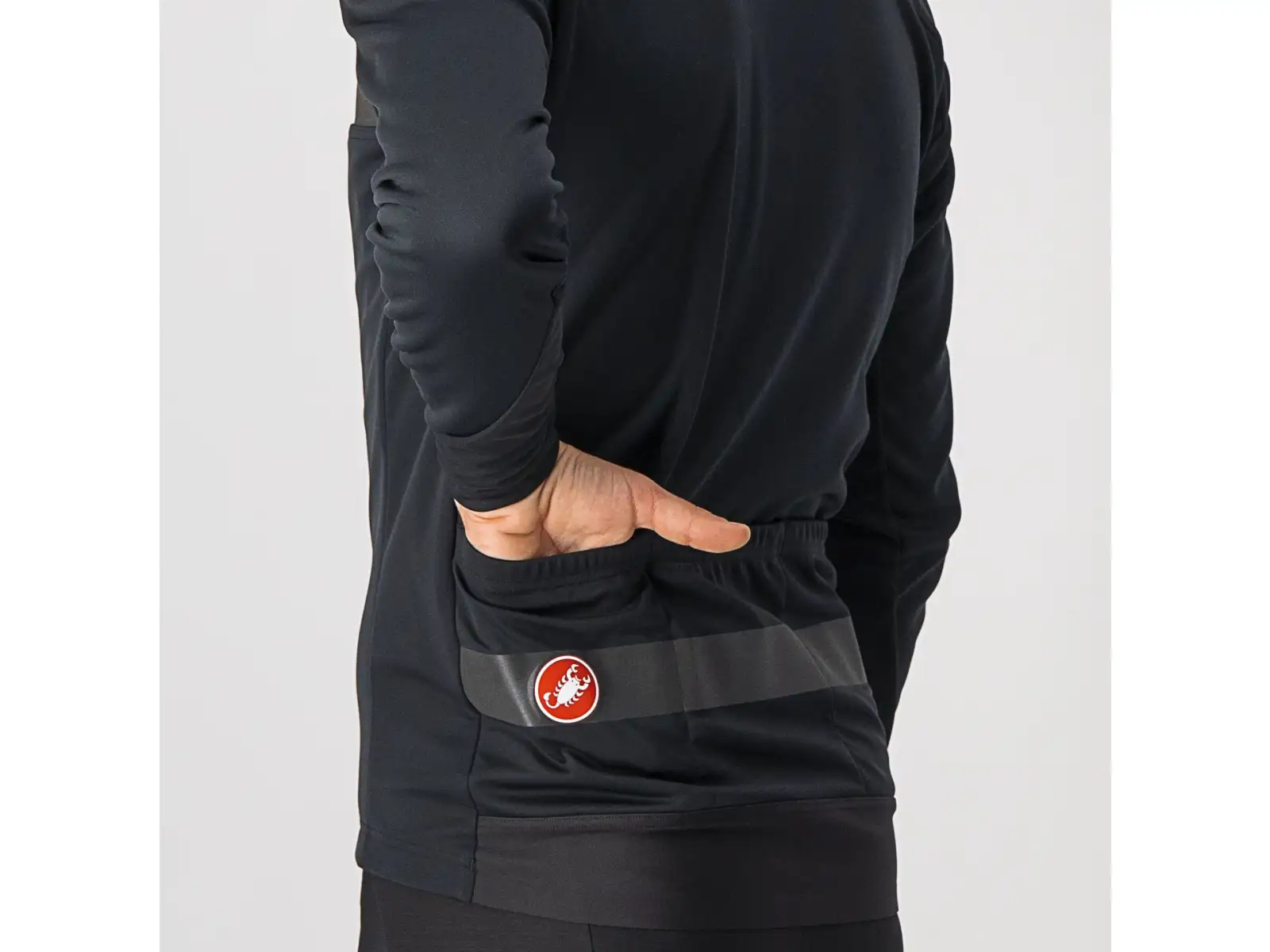 Castelli Raddoppia 3 pánska bunda Light Black/Black Reflex