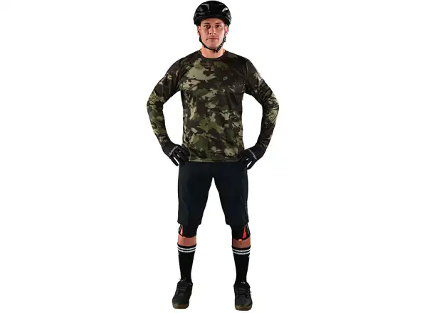Troy Lee Designs Flowline pánsky dres s dlhým rukávom Covert army green