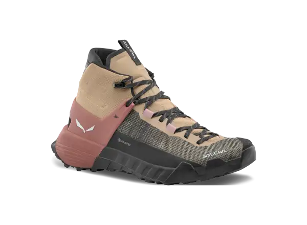 Salewa Wildfire NXT Mid GTX dámske turistické topánky Quicksand/Etruscan Red