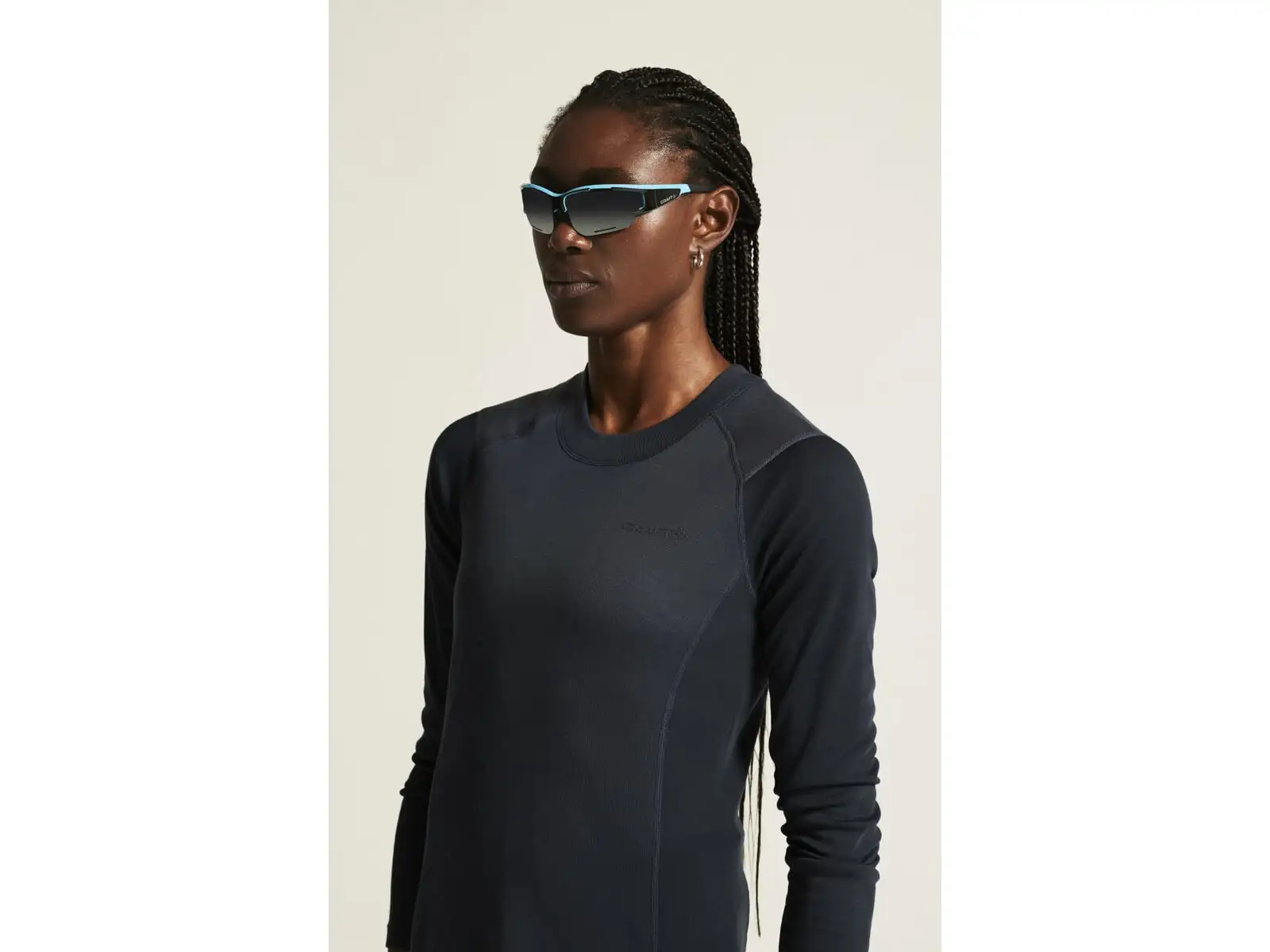 Craft Core Warm Baselayer dámsky set tričko dlhý rukáv+nohavice modrá