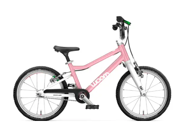 Woom Go 3 Automagic detský bicykel 16" Powder Pink