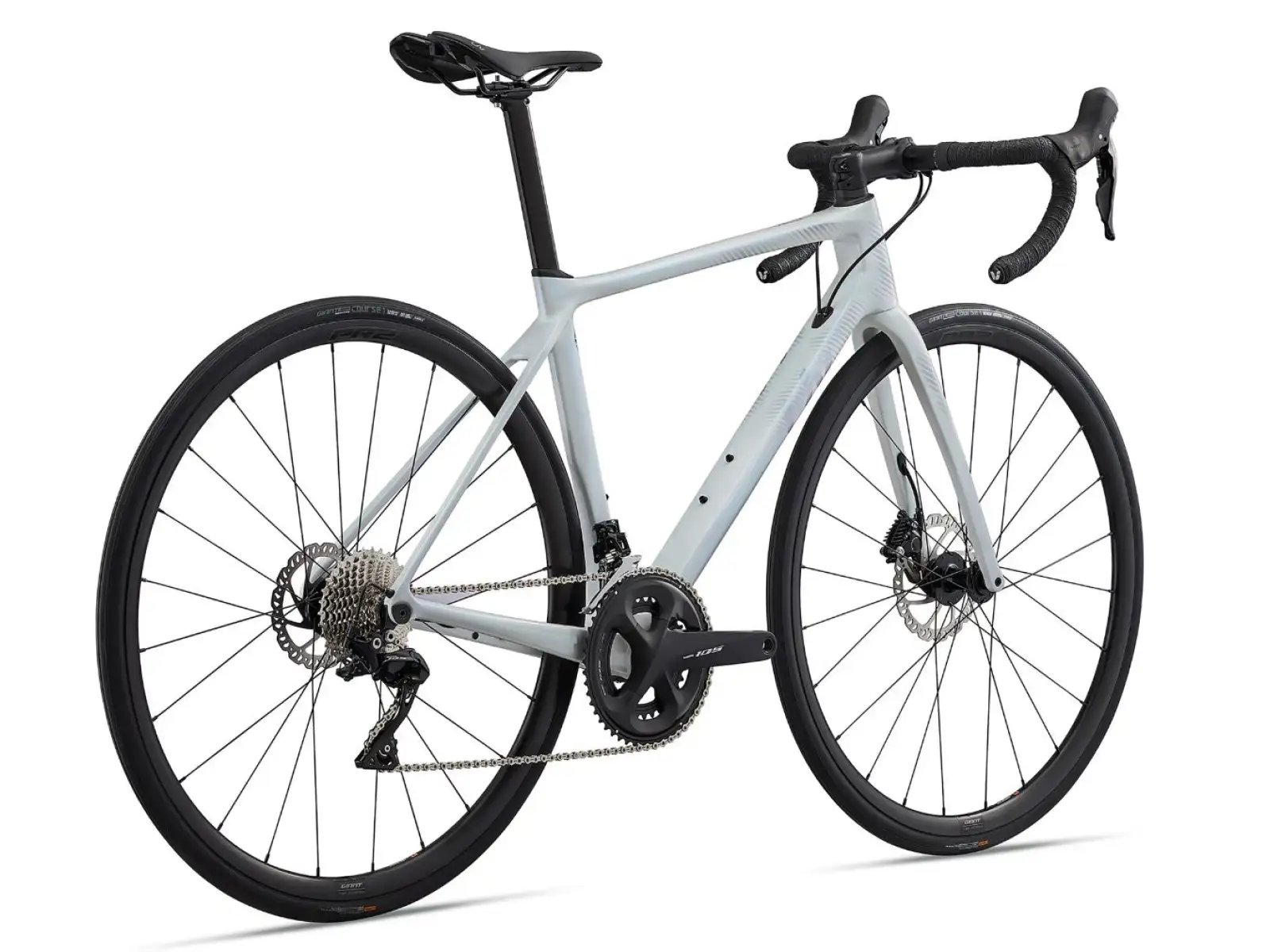 Liv Langma Advanced 2 Disc cestný bicykel unicorn white