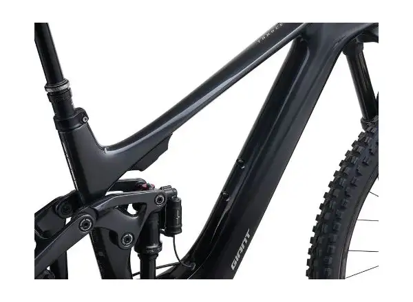 Giant Trance X Advanced E+ EL 1 horský celoodpružený elektrobicykel Gunmetal Black/Black