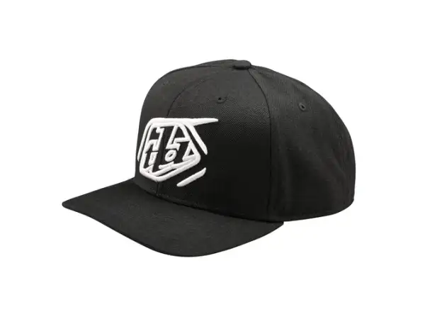 Troy Lee Designs Flat Bill Snapback šiltovka Black