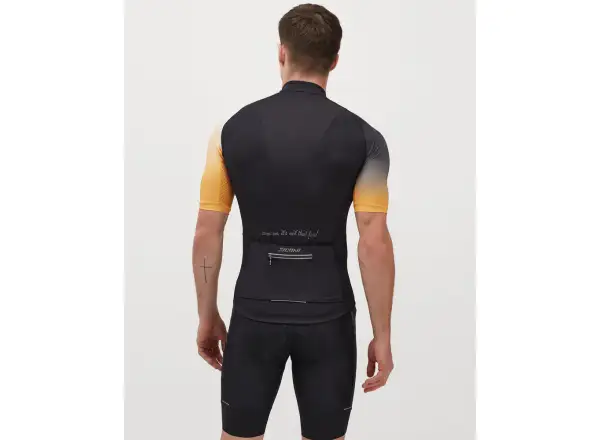 Silvini Mazzano pánsky dres s krátkym rukávom black/yellow