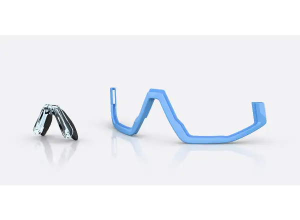 Bliz Fusion slnečné okuliare Transparent Blue/Smoke Ice Blue Multi