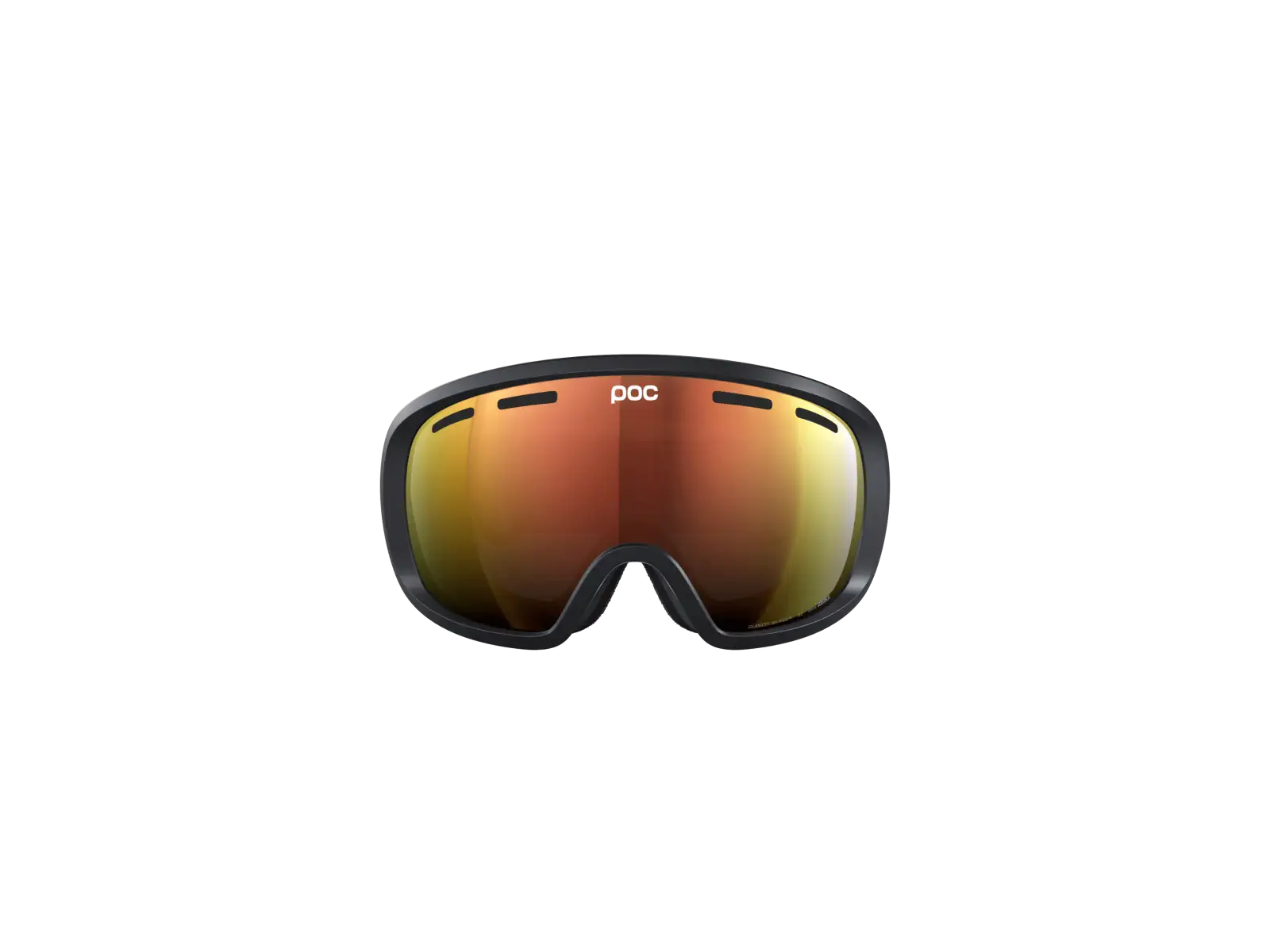 POC Fovea lyžiarske okuliare Uranium Black/Partly Sunny Orange