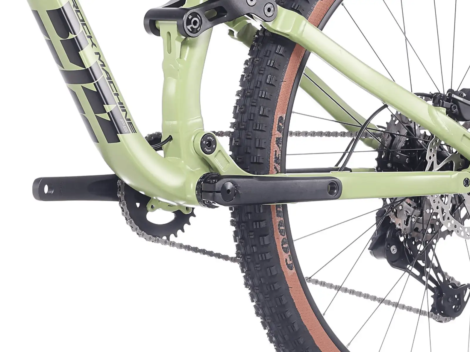Rock Machine Blizz FS 50-27 horský bicykel Matte Jade Green