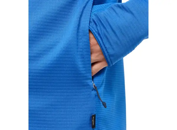 Haglöfs L.I.M Mid Multi Hood pánska mikina s kapucňou modrá