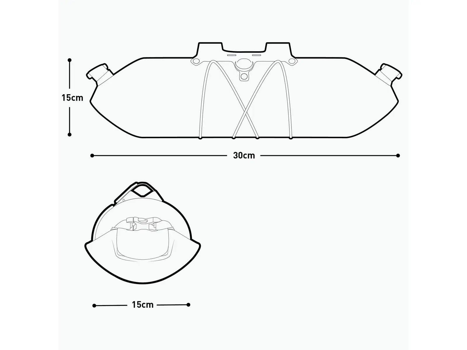 Evoc Handlebar Pack BOA WP 5 brašna na riadidlá Black