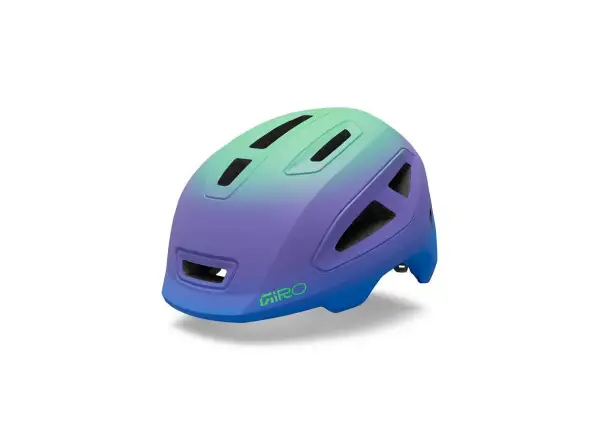 Giro Scamp II detská prilba Mat Blue Jewel/Vivid Green Fade