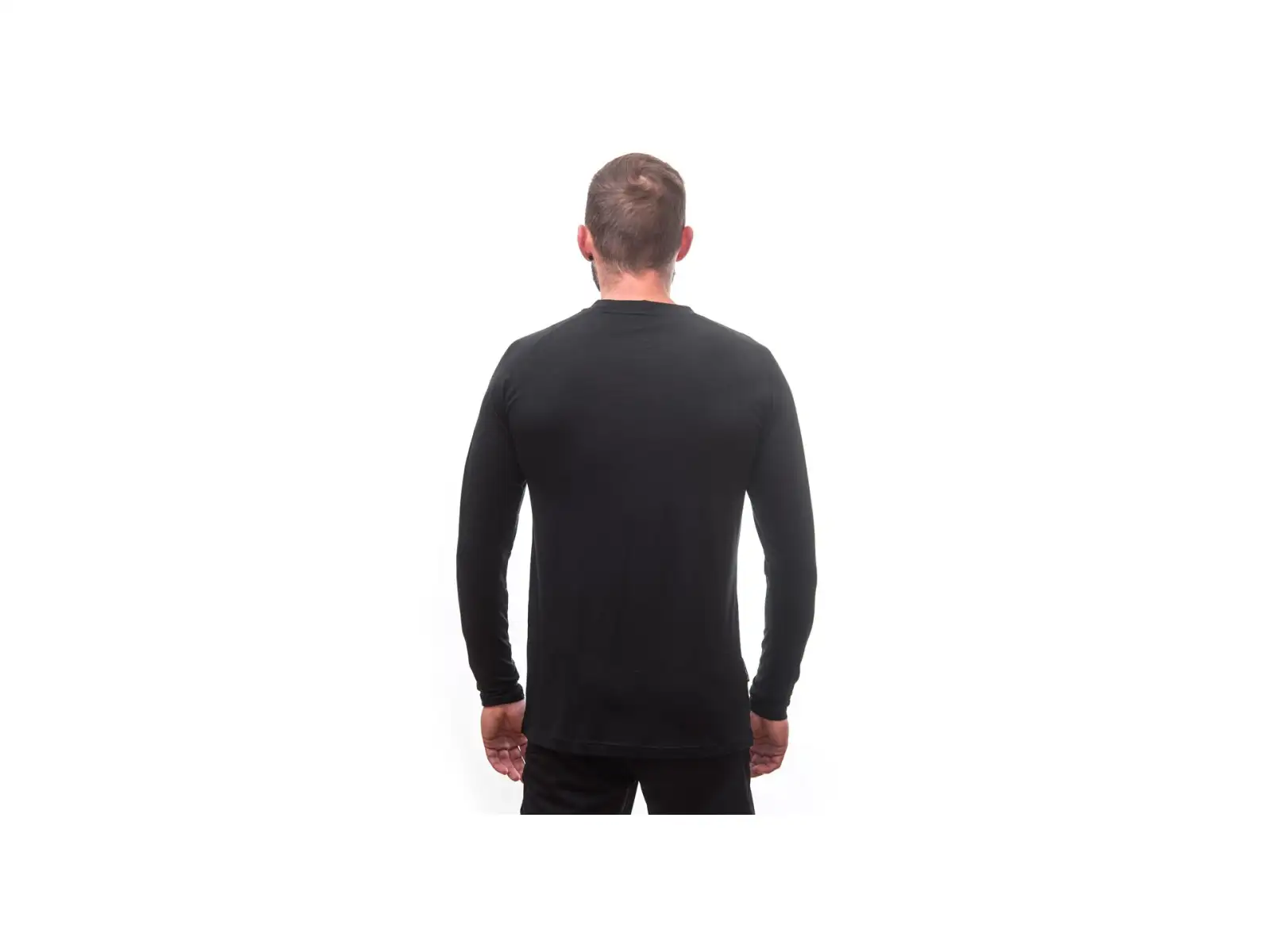Sensor Merino Air PT Locate pánske tričko dlhý rukáv čierna