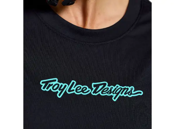 Troy Lee Designs Lilium Ride dámsky dres krátky rukáv Signature Black