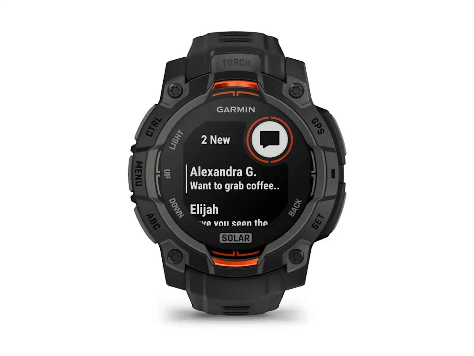 Garmin Instinct 3 Solar 45 mm smart hodinky čierna/čierny remienok