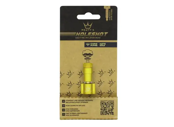 Peatys Holeshot CO2 hlavica pumpy Gold