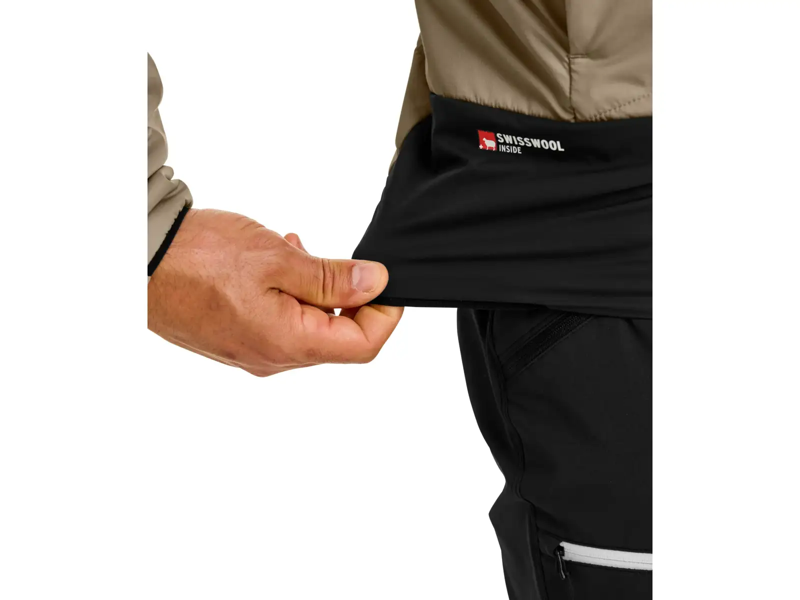 Ortovox Swisswool Piz Duan pánska bunda Deep Ocean