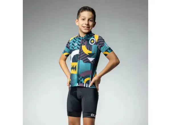 Alé Kid Games detský dres Cocoa Brown