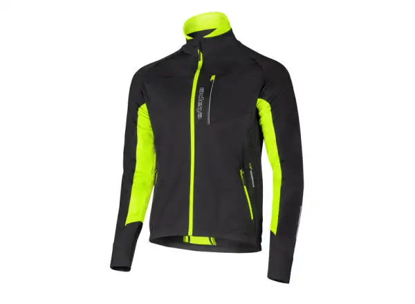 Etape Strong WS pánska bunda black/yellow fluo