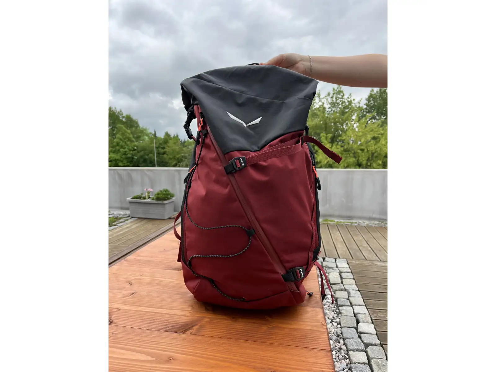 Salewa Puez dámsky batoh 32 l + 5 l Syrah/Black Out