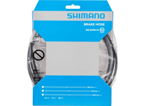 Shimano SM-BH90-SS brzdová hadica 2000 mm, rovný – rovný, čierna