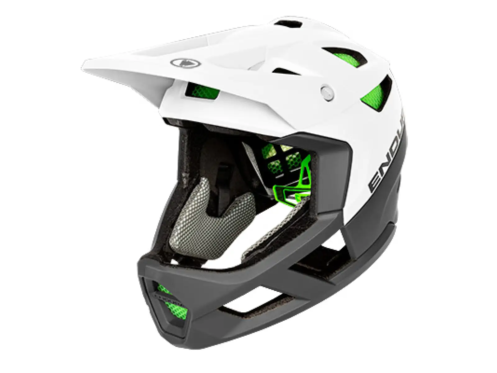 Prilba Endura MT500 Full Face MIPS White, veľkosť 1,5 mm. M/L