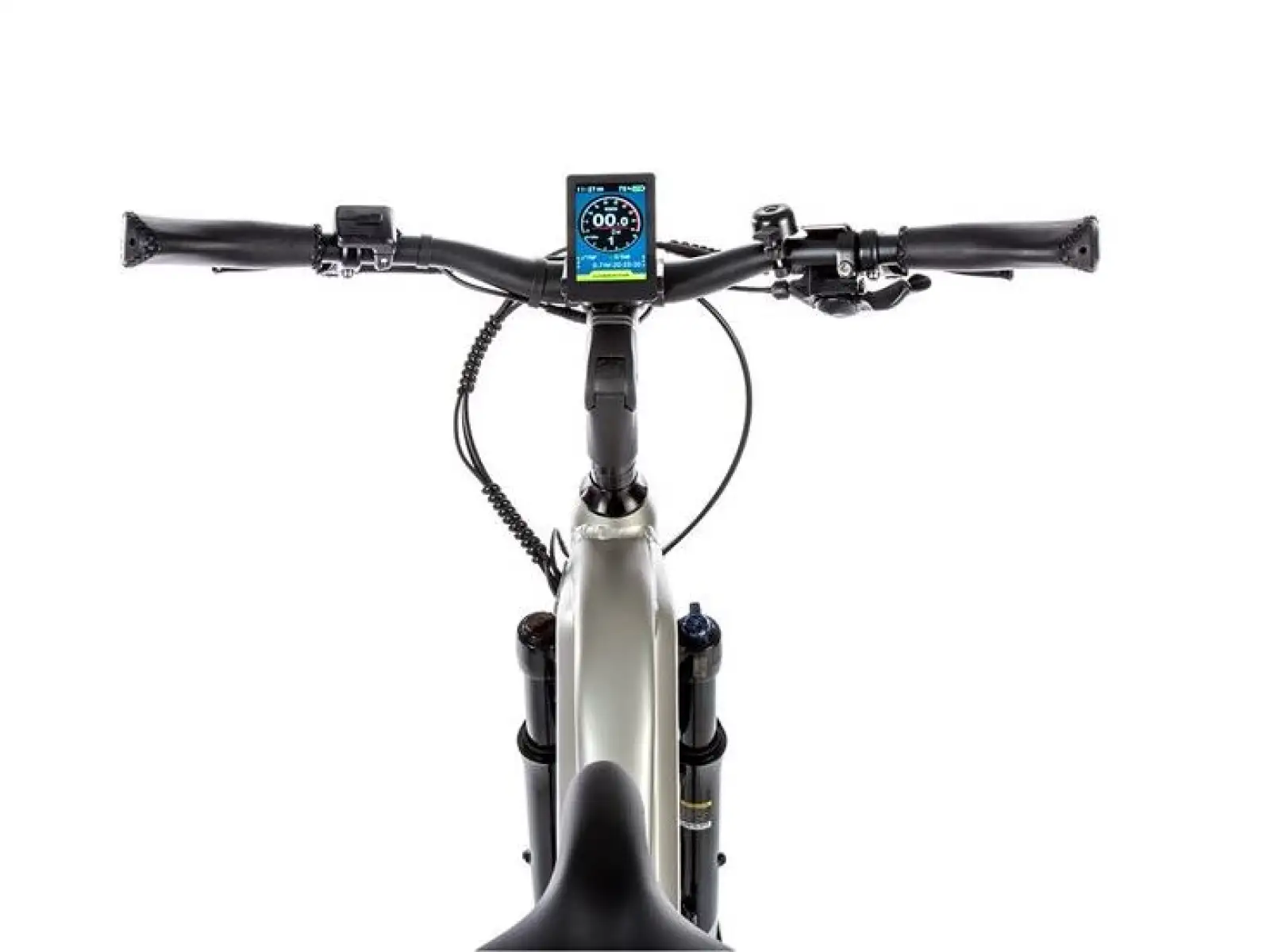 Leader Fox Lucas Lady 2021 strieborný dámsky trekingový elektrický bicykel