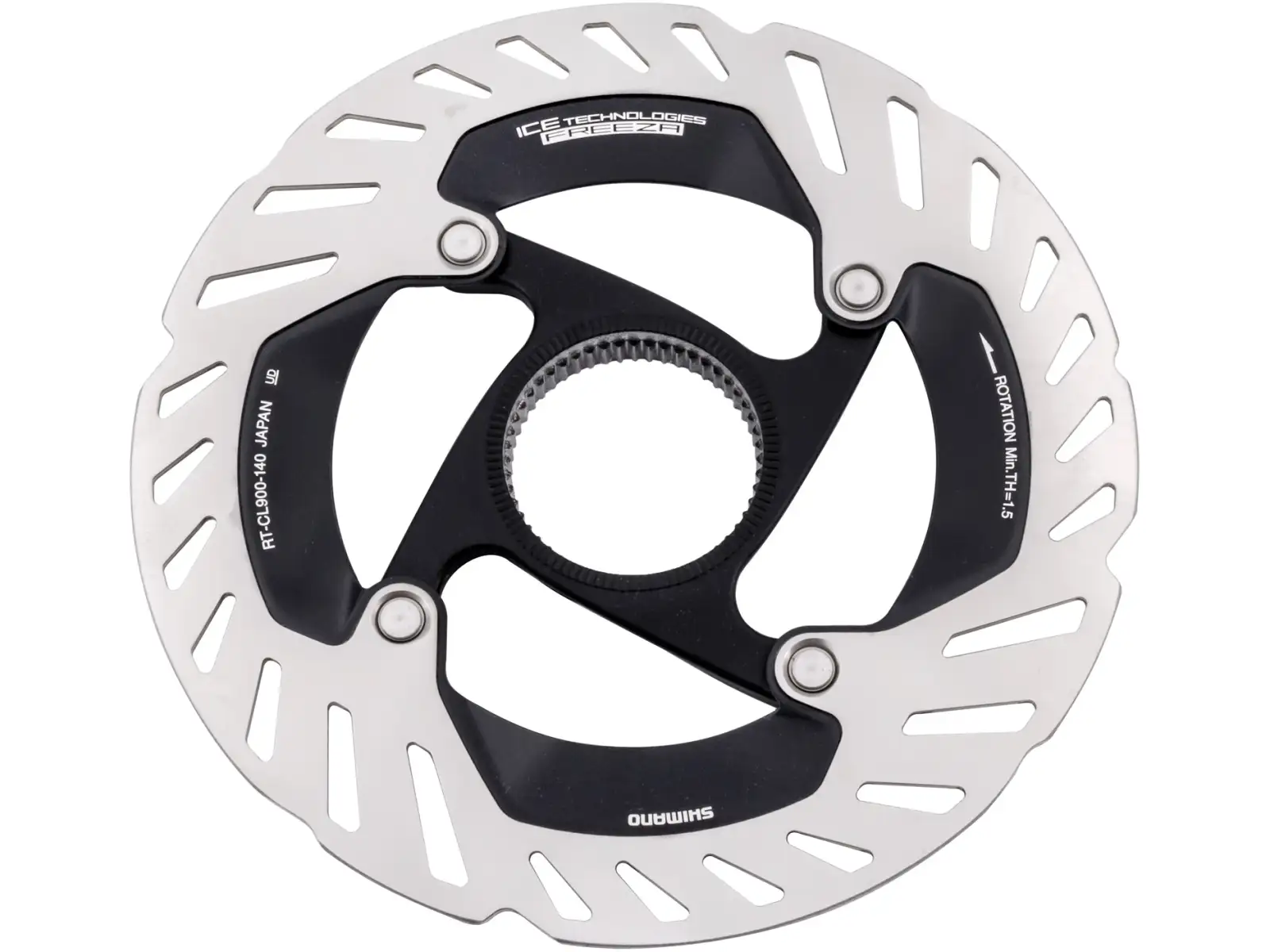 Shimano RT-CL900 brzdový kotúč 203 mm, center lock, Ice Tech, vonkajší lock ring