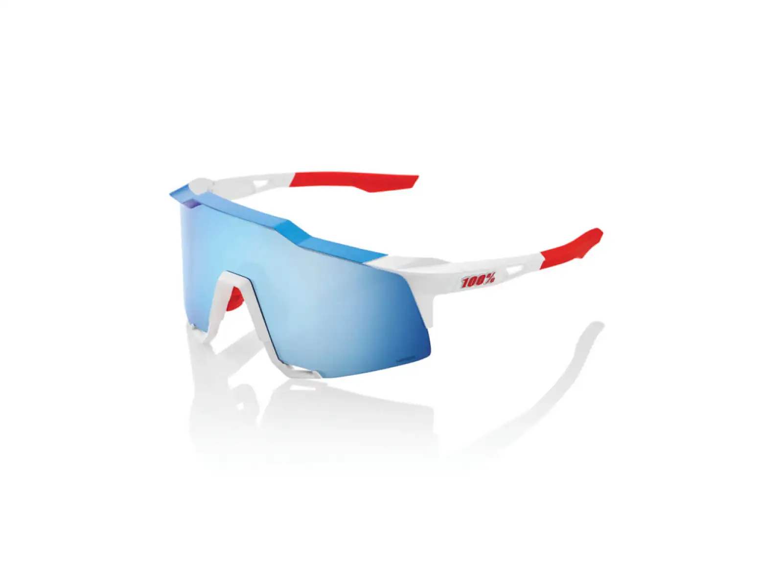 100% okuliare Speedcraft TotalEnergies Team Matte White / HIPER Lens