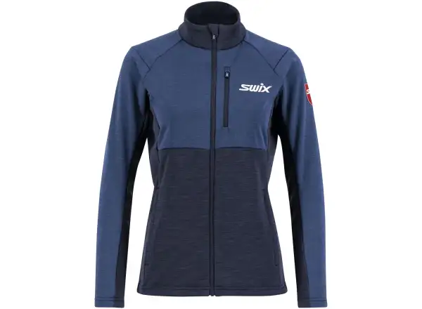 Dámska mikina Swix Infinity Midlayer Lake Blue Veľkosť. L