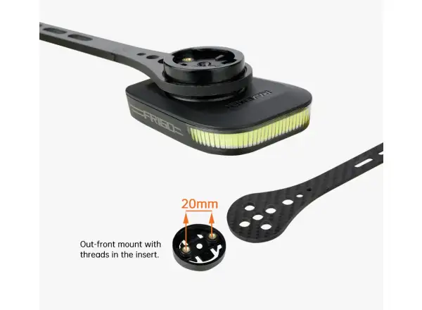 Ravemen spodný držiak pre svetlá rady FR (Garmin)