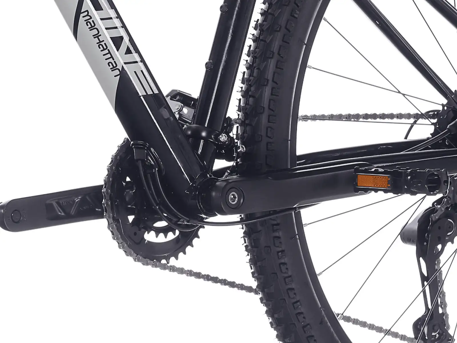 Rock Machine Manhattan 40-29 horský bicykel Gloss Saphire Black