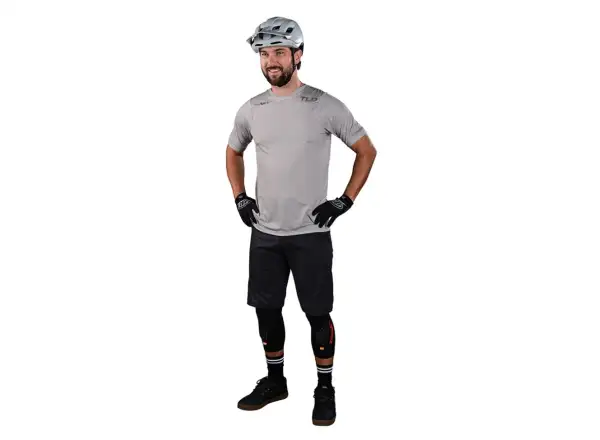 Troy Lee Designs Skyline Air Pánske tričko s krátkym rukávom Mono Stone