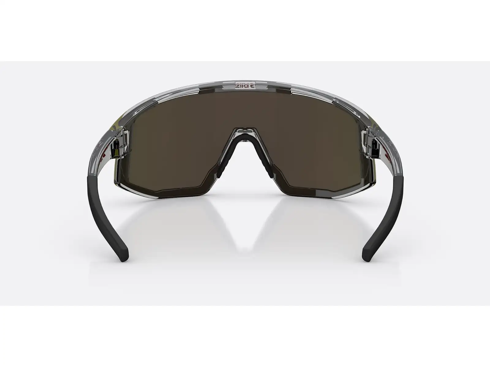 Bliz Fusion slnečné okuliare Transparent Dark Grey/Brow Red Multi