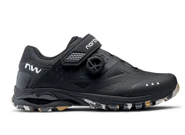Northwave Spider Plus 3 pánske MTB tretry Black/Camo Sole