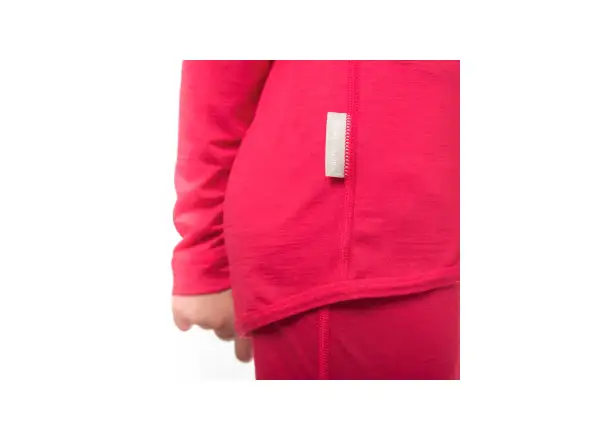Sensor Merino Air detský set tričko dlhý rukáv + spodné nohavice Magenta