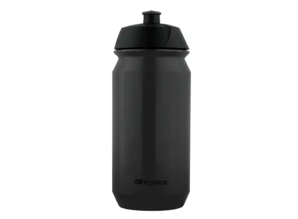 Force Ride Bike cyklistická fľaša 500 ml transparentná čierna/čierna