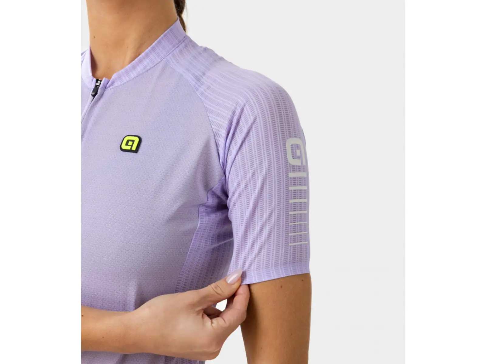 Alé R-EV1 Silver Cooling dámsky dres krátky rukáv Lavender